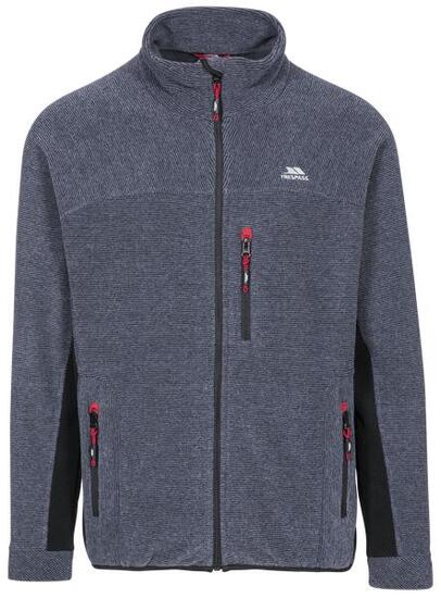 Trespass Jynx Herren-Fleecejacke Blau Gestreift