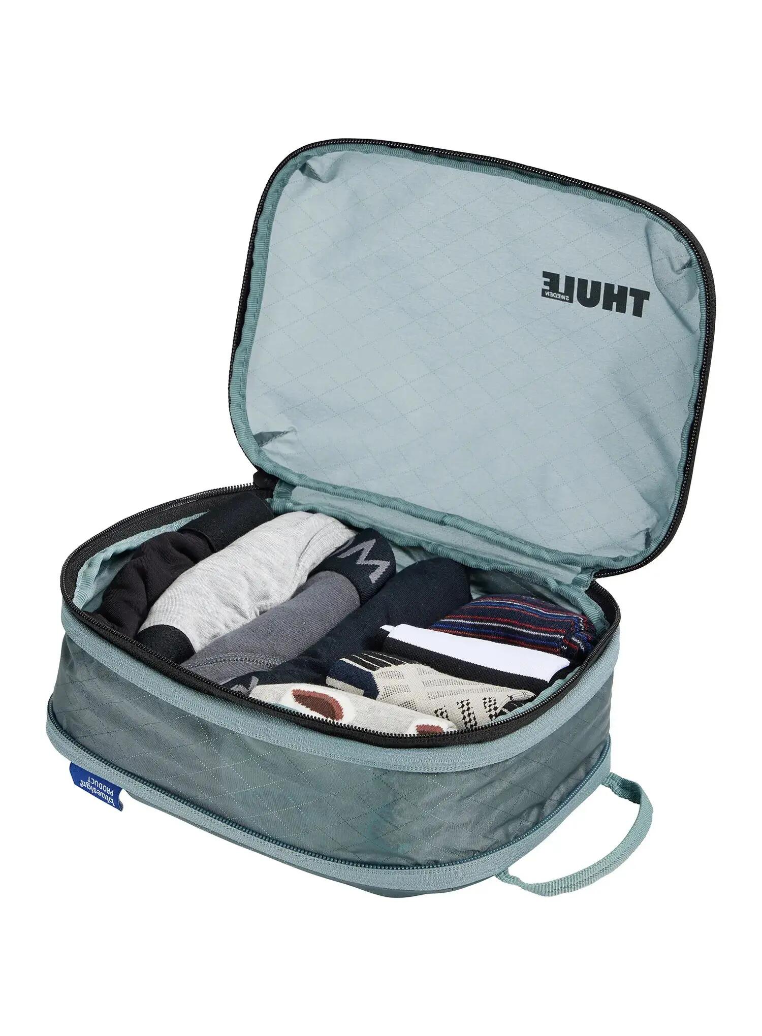 Set saculeti de depozitare Thule Compression Packing Cube mic + mediu, albastru 7/7
