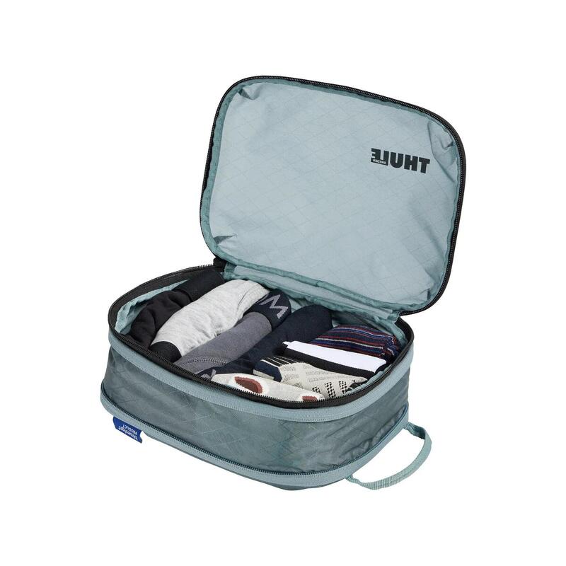 Set saculeti de depozitare Thule Compression Packing Cube mic + mediu, albastru