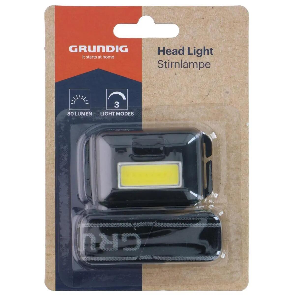 Latarka czołowa turystyczna LED Grundig 3/4