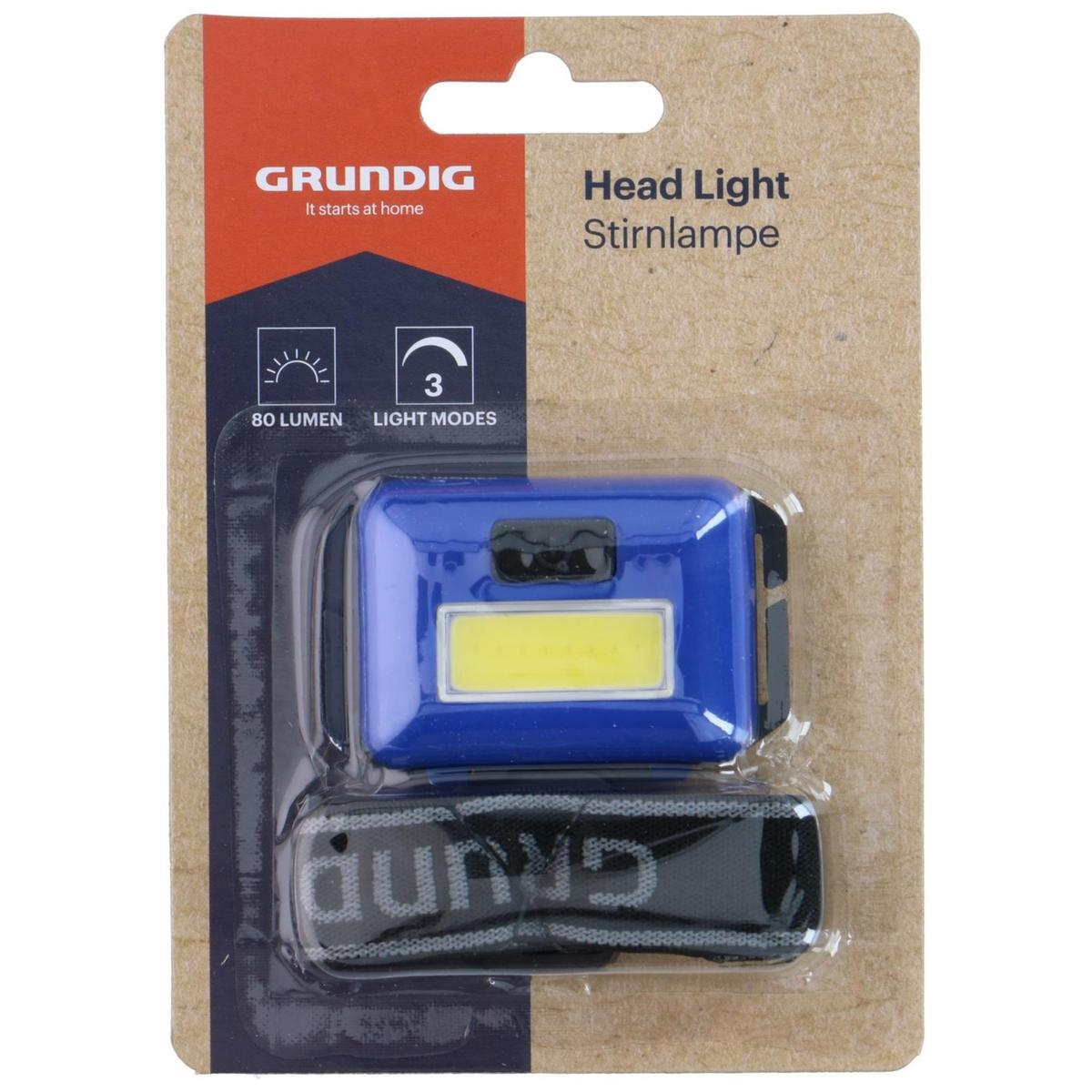 Latarka czołowa turystyczna LED Grundig 3/4