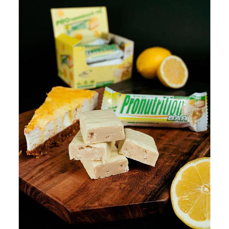 Cutie 12 batoane proteice Pronutrition Bar Lemon Cheesecake, 40g