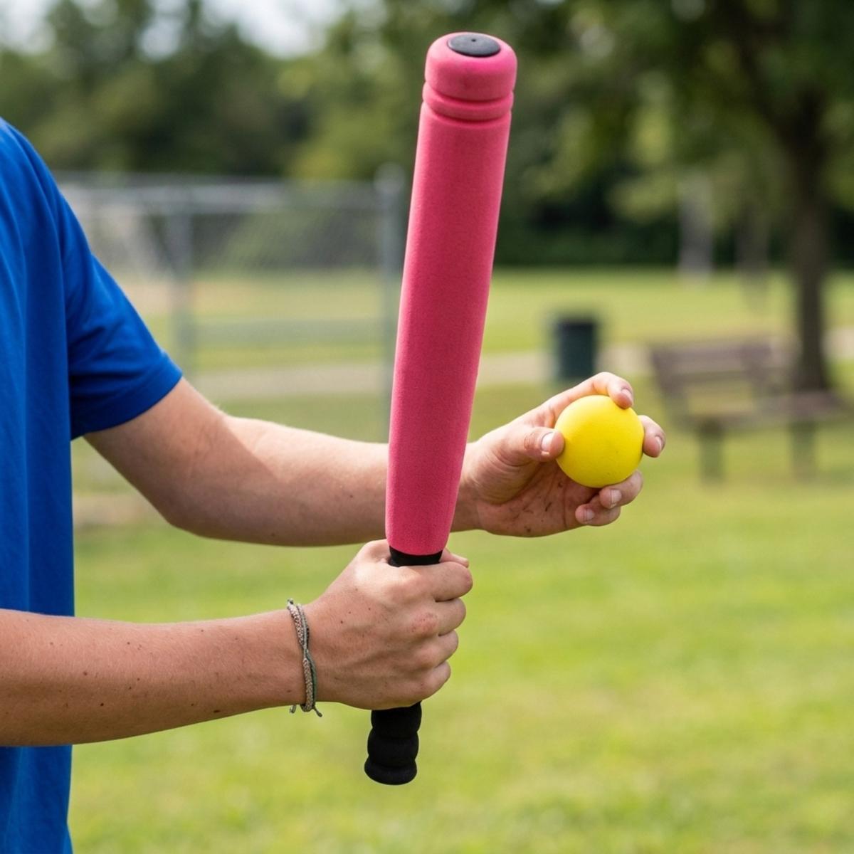Kij do baseballa Eddy Toys dla dzieci 54CM z piłką 6/6