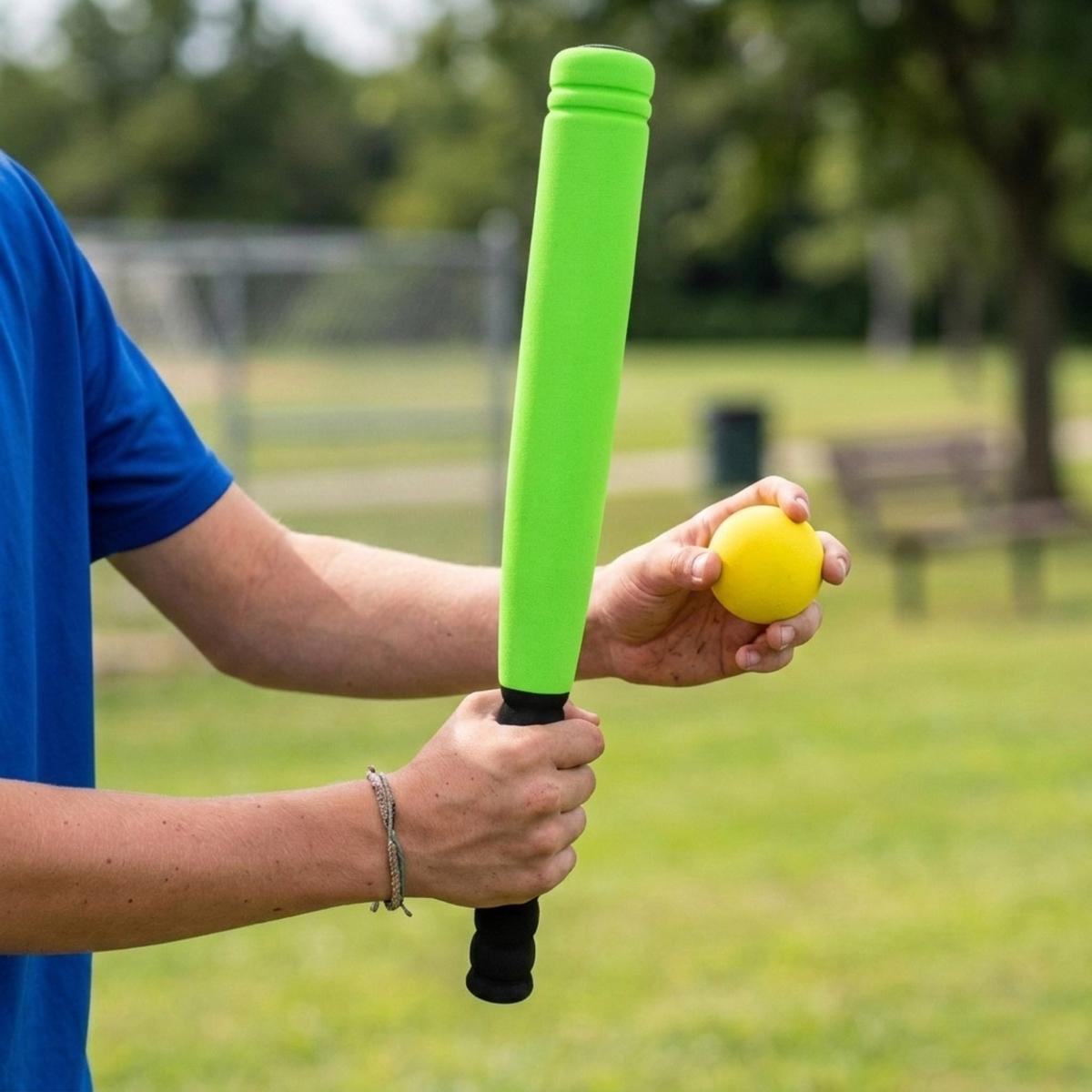 Kij do baseballa Eddy Toys dla dzieci 54CM z piłką 6/6