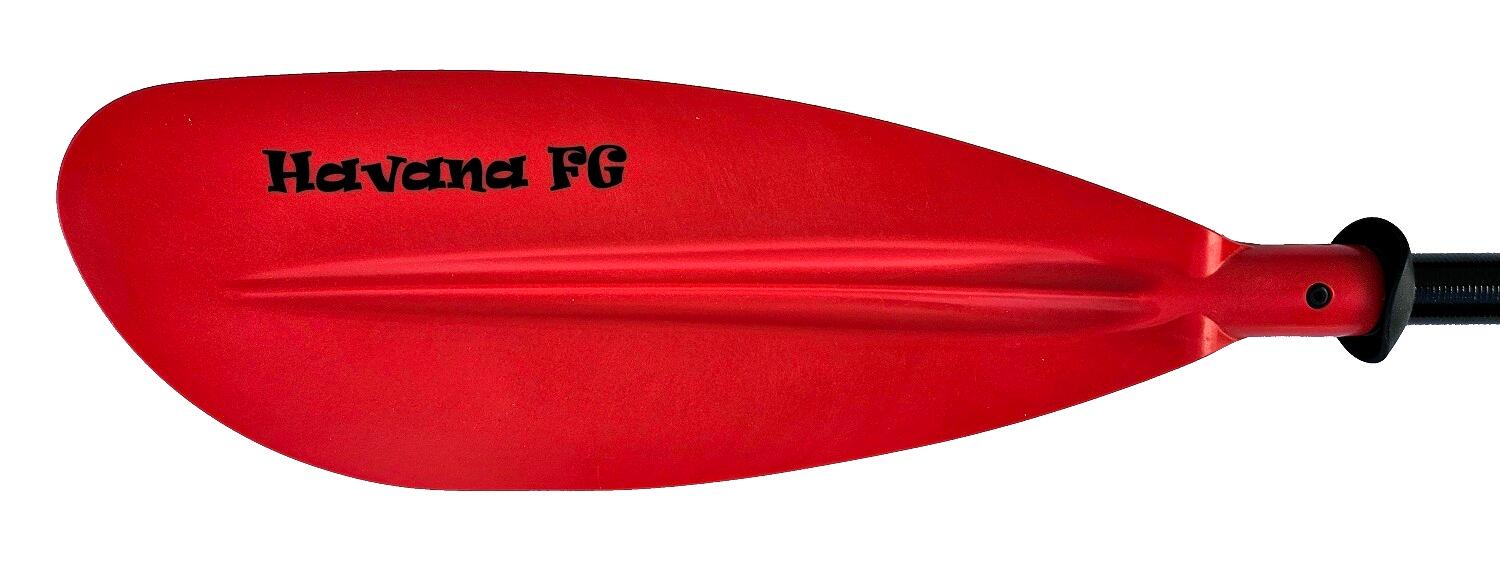 WIOSŁO KAJAKOWE DO PŁYWANIA SCORPIO KAYAK HAVANA FG RED VARIO 220-230 CM 3/6