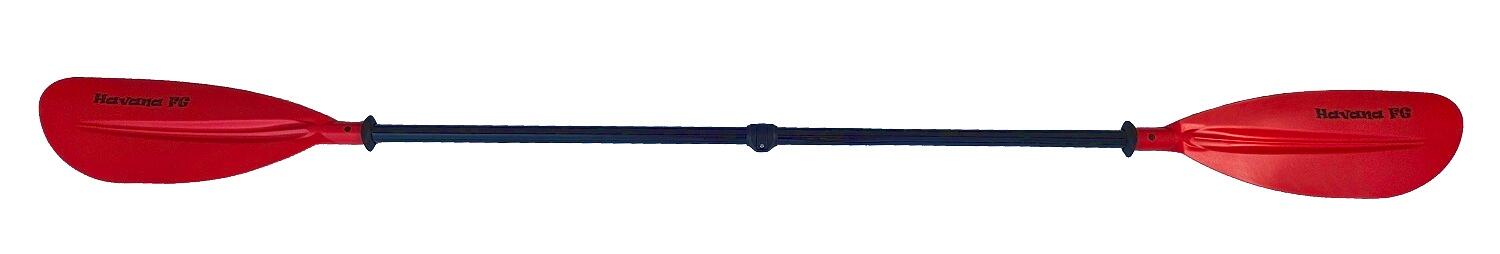 WIOSŁO KAJAKOWE DO PŁYWANIA SCORPIO KAYAK HAVANA FG RED VARIO 220-230 CM 2/6