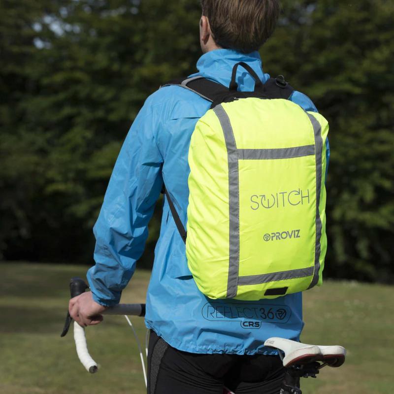 SWITCH COVER Copri zaino reversibile, fluorescente/riflettente - 35 L 3/5