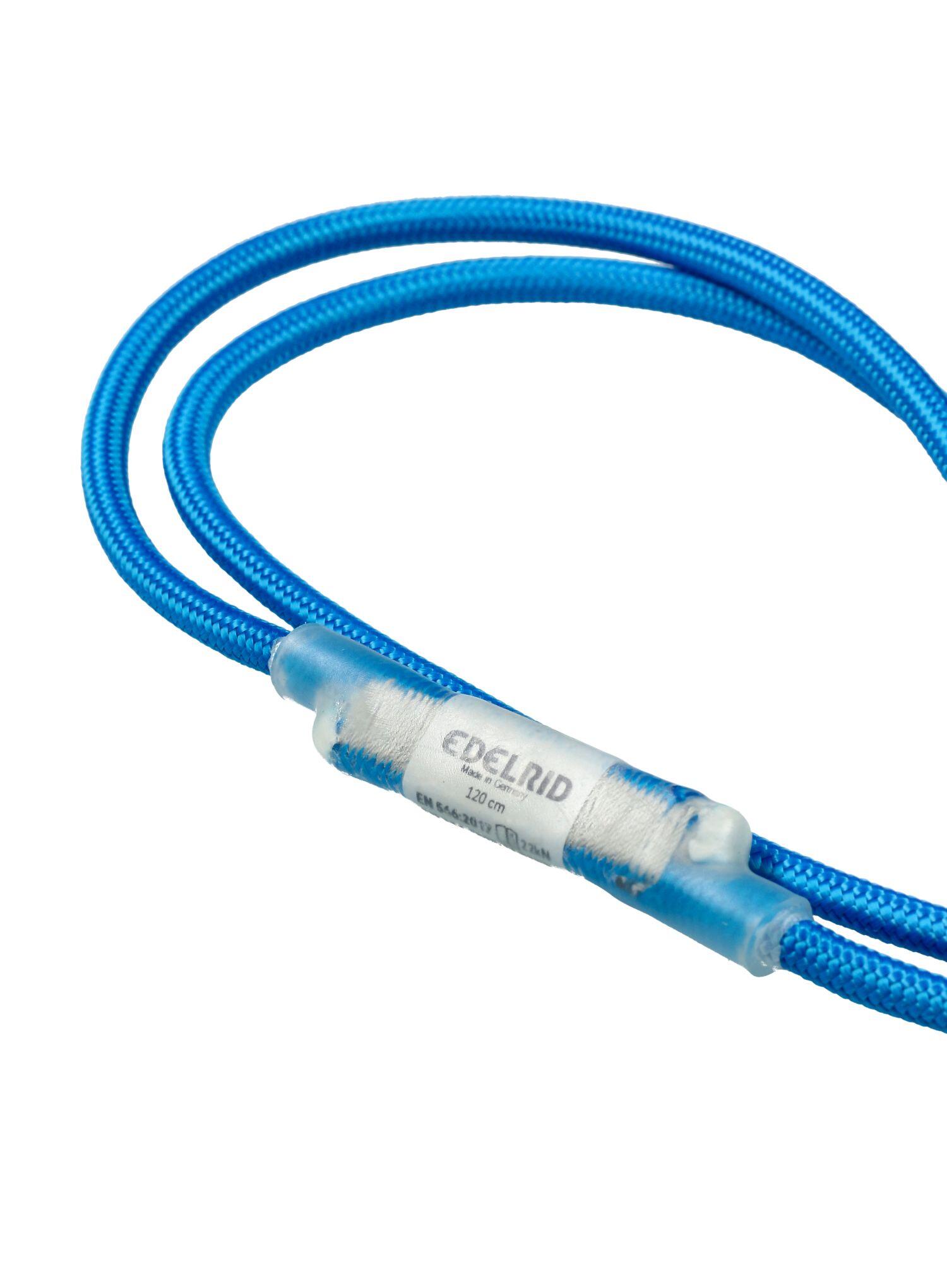 Sangle ronde HMPE EDELRID 6 mm bleue 120 cm 2/4