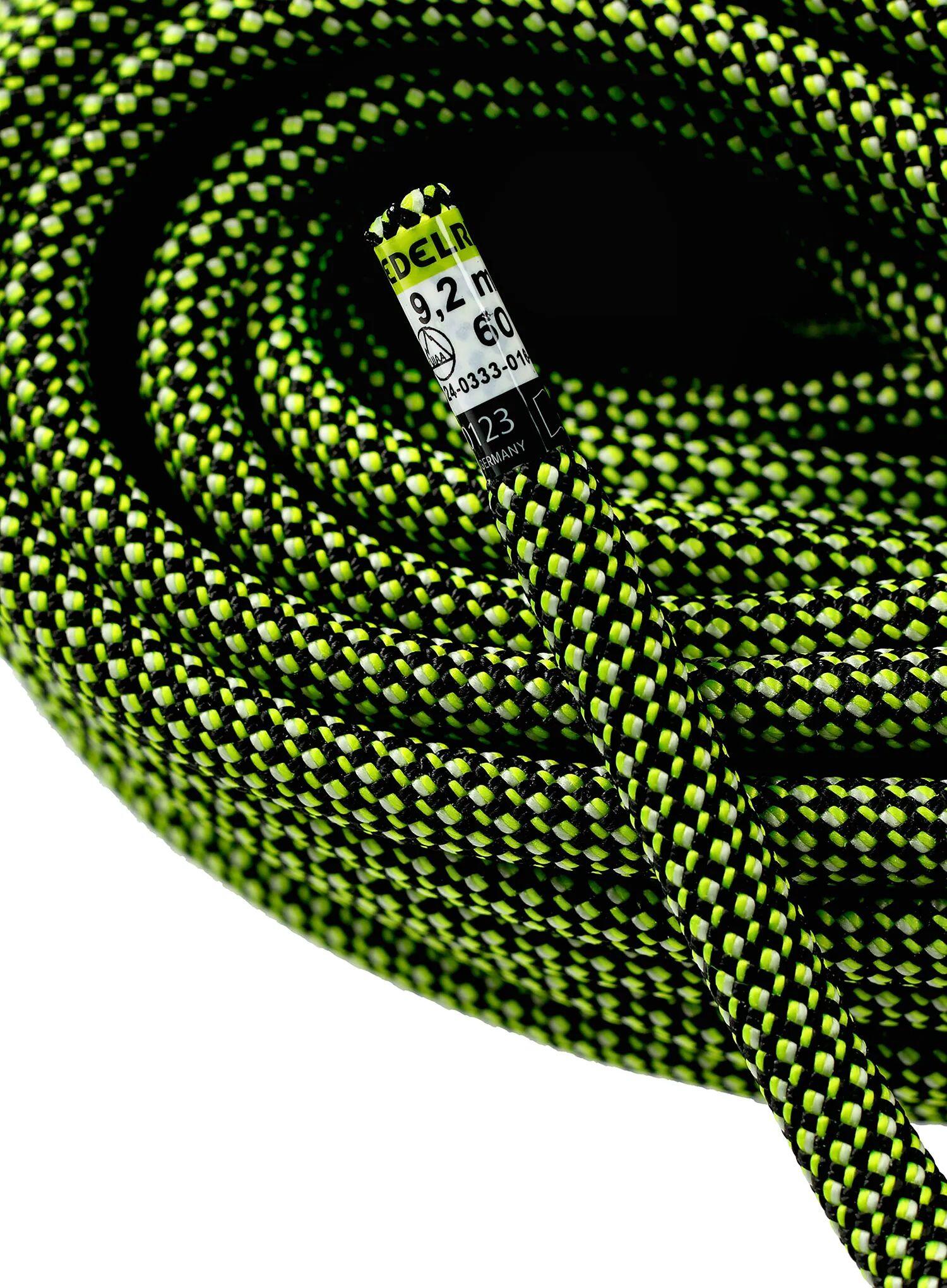 Lina dynamiczna Hummingbird Eco Dry 9,2mm 60m - Night - Citrus 5/6