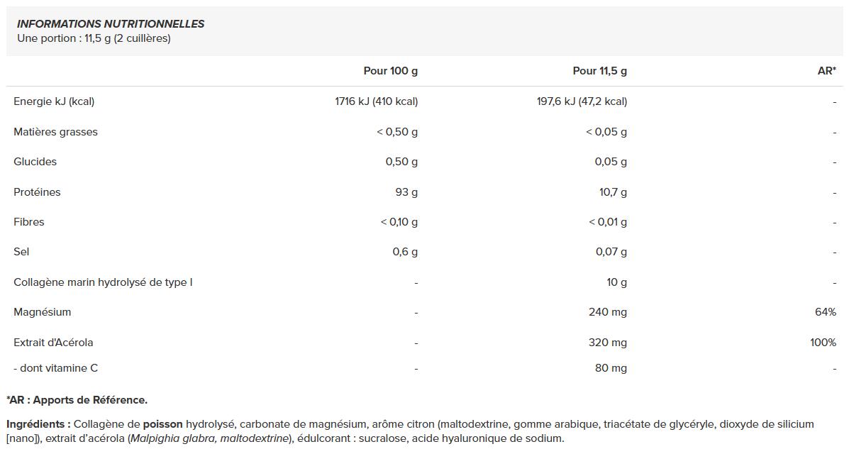 Ścięgna mięśniowe z kolagenem morskim (300g) 2/2