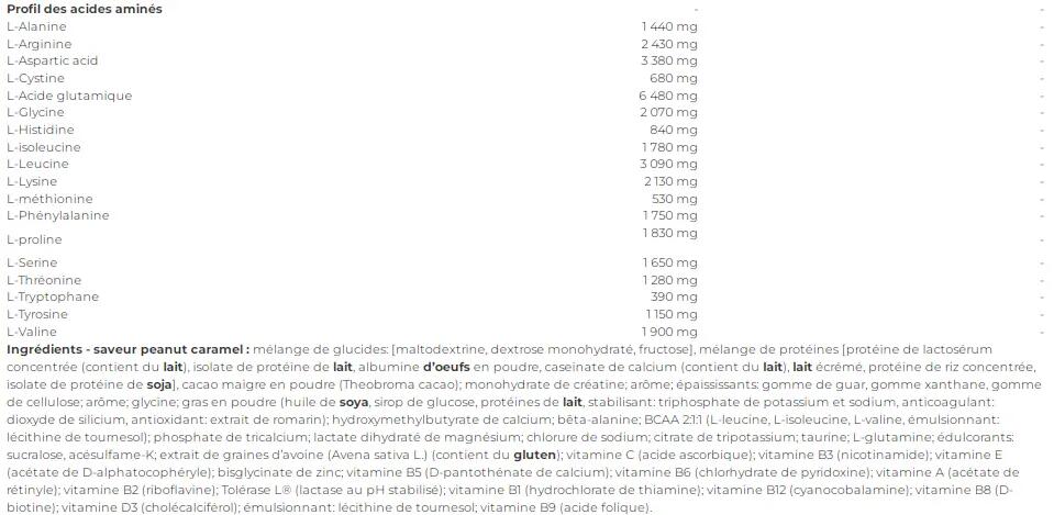 Mass Gainer - Carburante Muscolare Anabolico (2 Kg) - Caramello 6/6