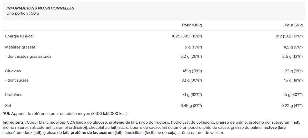 MilkyWay High Protein Bar (12x50g) 3/3