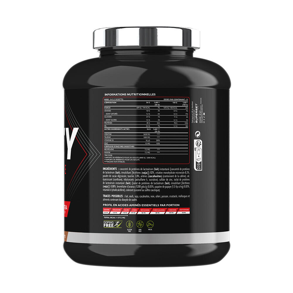 Proteína Whey - Whey Hardcore (2kg) - Praliné De Avellana 6/7