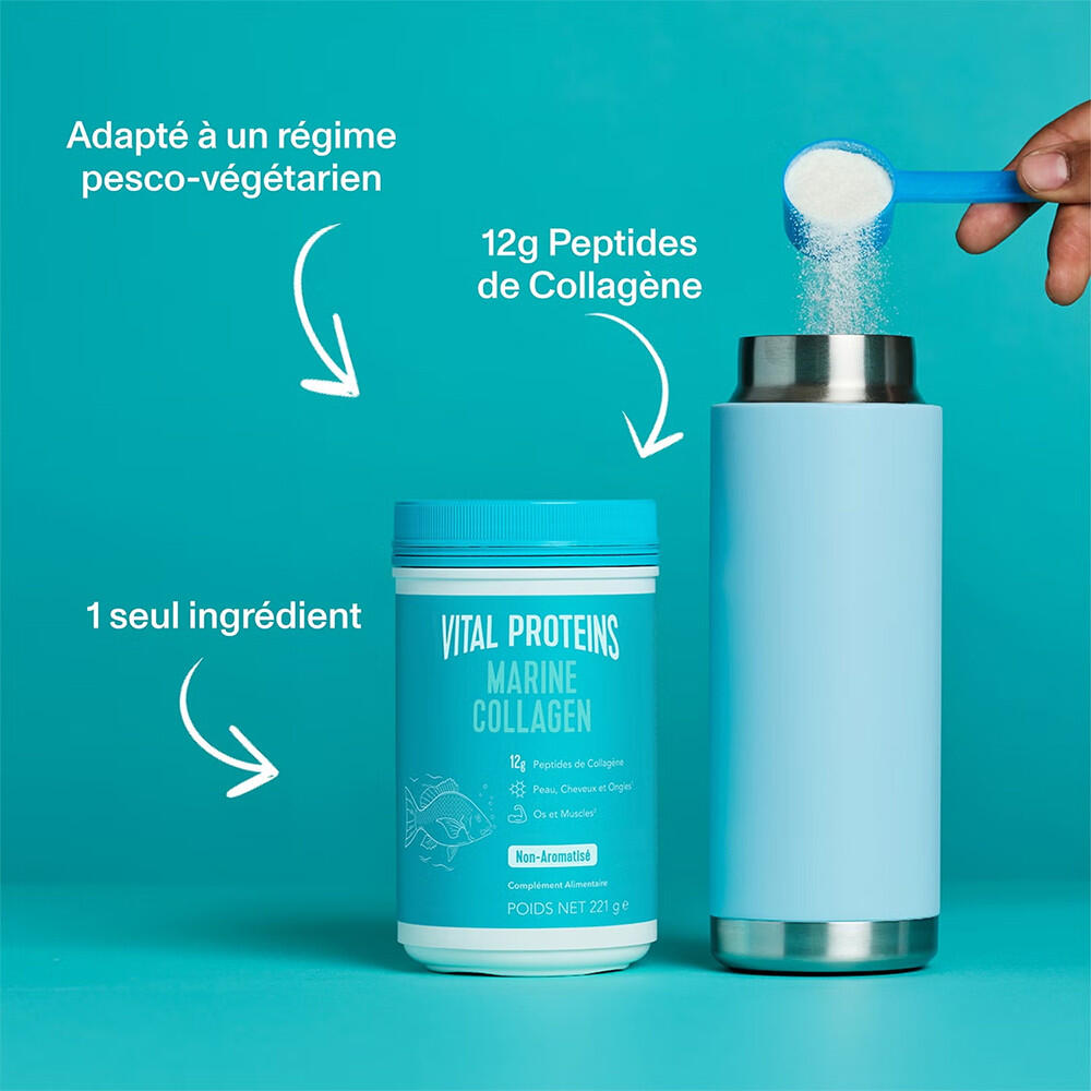 Marine Collagen (221g) - Poudre Soluble 4/4