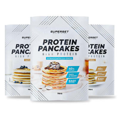 Pak mp - proteïne pannenkoeken (3x750g) - pancakes proteins naturel (3x750g)