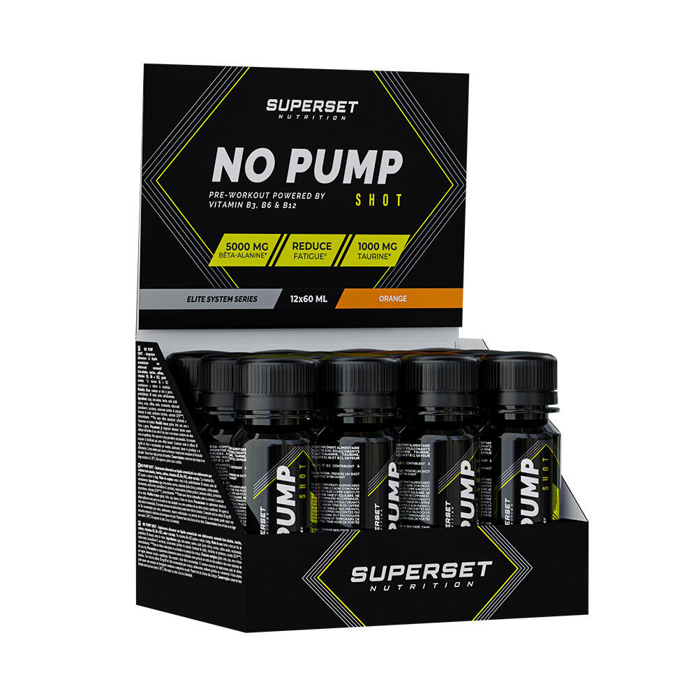 Pre-entrenamiento - No Pump Shot (12x60ml) - Naranja 6/7