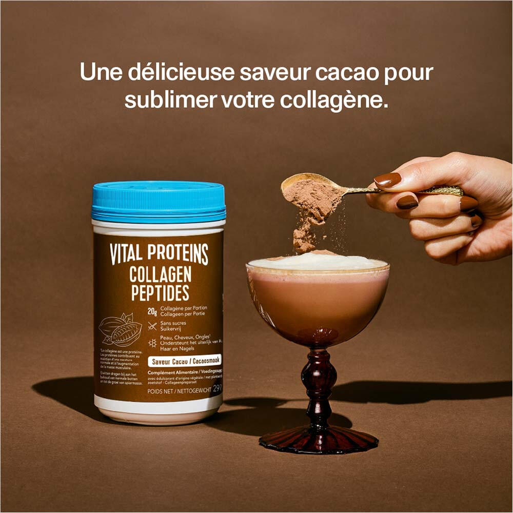Collagen Peptides (297g) - Poudre Soluble | Chocolat 5/6