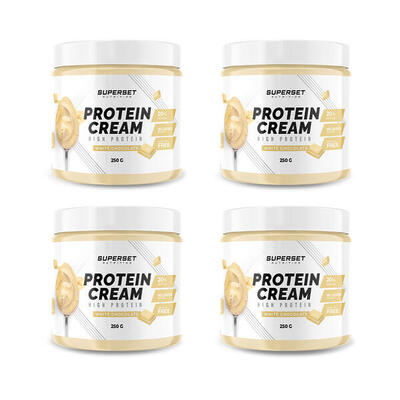 Pak mp proteïnecrème (4x250g) - protein cream (4x250g) witte chocolade