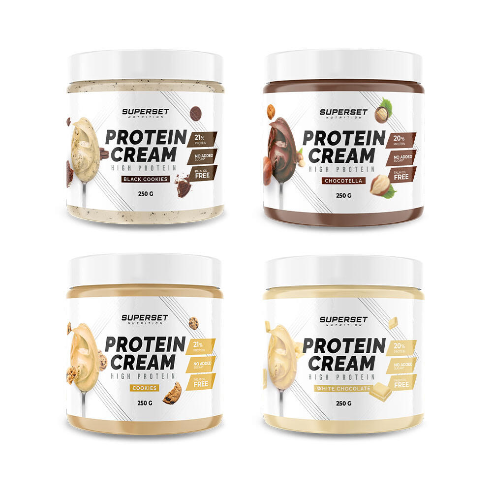 PROTEIN CREAM (Chocotella – White chocolate – Cookies - Black cookies) 1/7