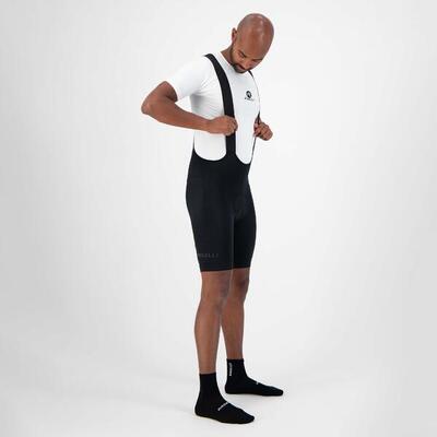 Korte fietsbroek met bretels heren ultracing 2.0