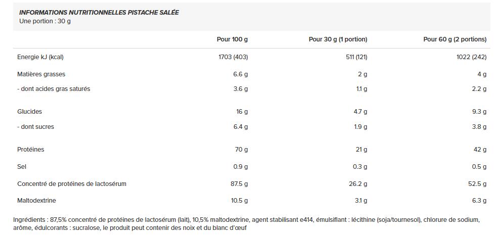 Odżywka białkowa WHEY PROTEIN WPC 908g Solona Pistacja 2/2