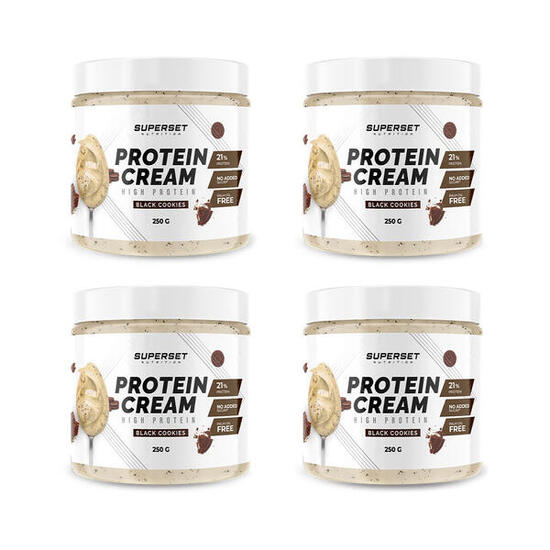 PROTEIN CREAM (4X250G) Czarne ciasteczka