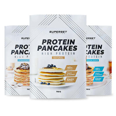 Pak mp - proteïne pannenkoeken (3x750g) - pancakes proteins naturel (3x750g)