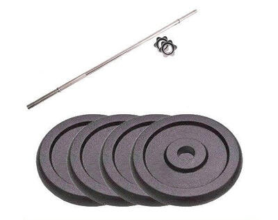 Kit Bilanciere Pesi 180 cm + 40 kg diametro 25 mm