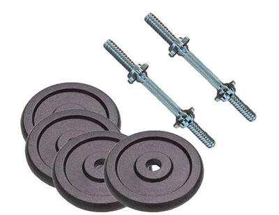 Kit Manubri Pesi 35 cm + 18 kg diametro 25 mm