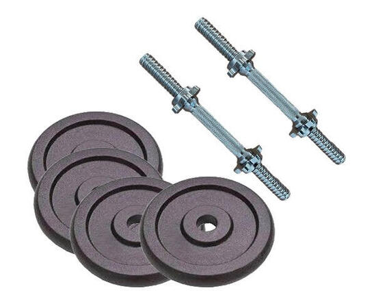 Kit Manubri Pesi 35 cm + 18 kg diametro 25 mm