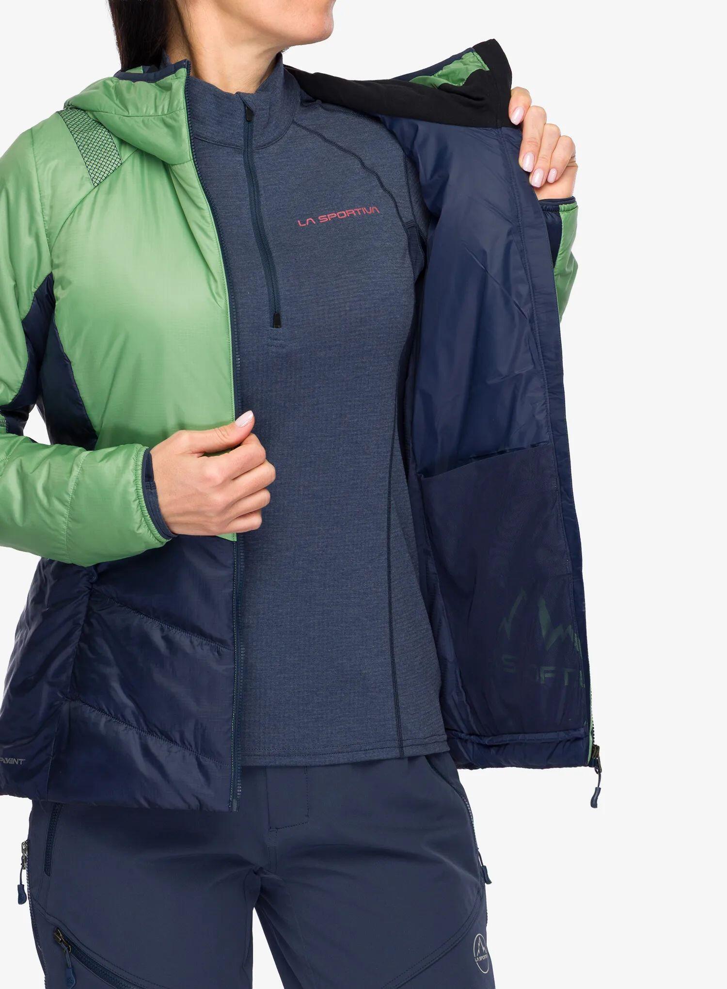 Giacca invernale da donna La Sportiva Mythic Primaloft: Aspen Green Night Sky 4/7