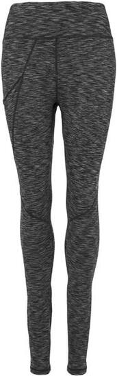 Legginsy damskie Loap Mala szare, slim, wysoki pas