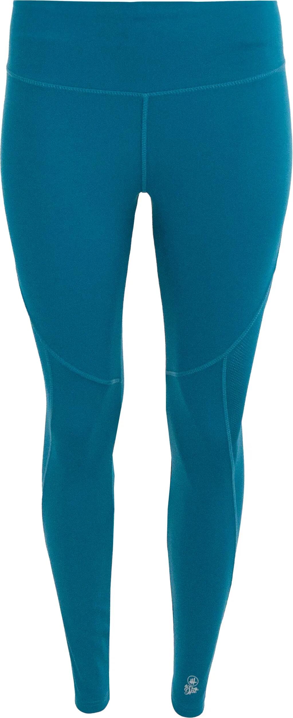 Legging femme Athl. dpt Sibilla bleu paon 90% polyester 10% élasthanne 1/1