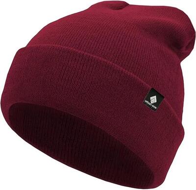 Cappello invernale per bambini Urban Ace Jr Cotton Cuff Berretti Ruby Burgundy