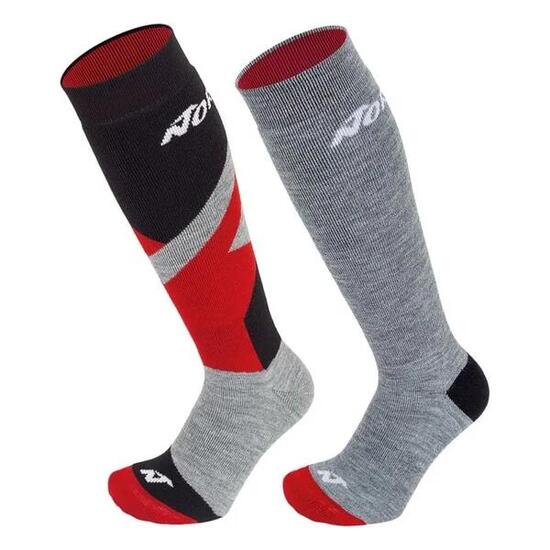 Nordica Jr Multisport Winter 2p gris moyen/rouge/noir 35-38