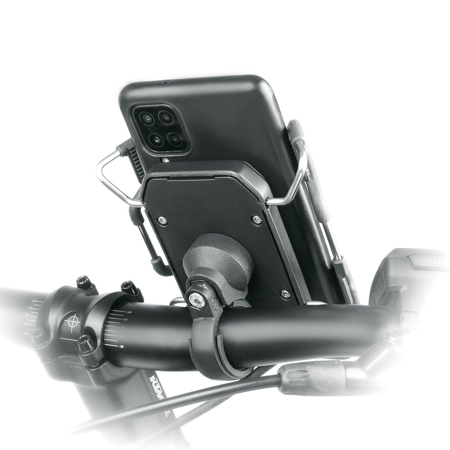 SKS support téléphone SmartGrab 360 acier inox/plastique noir 2/5