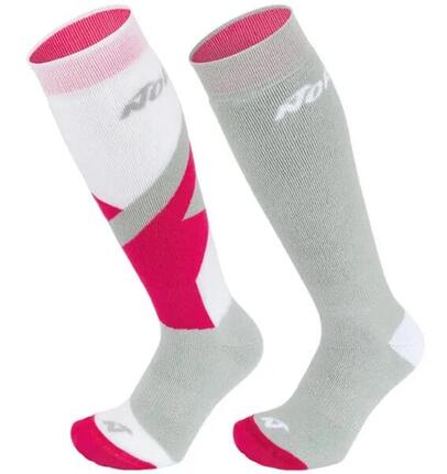 Nordica Jr Multisport Winter 2p Gris clair/corail/blanc-gris clair Gris 35-38