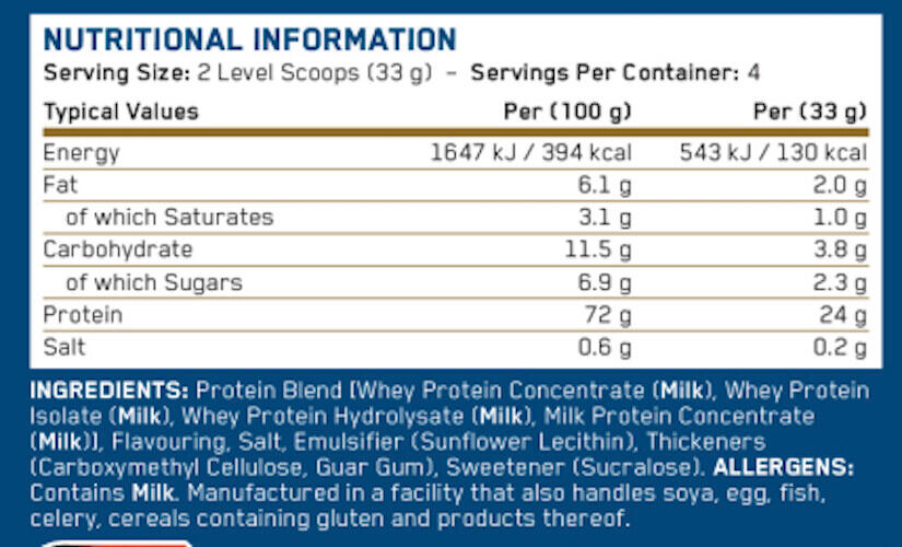 Whey concentrée - Critical Whey - Chocolat Blanc Pistache 3/3