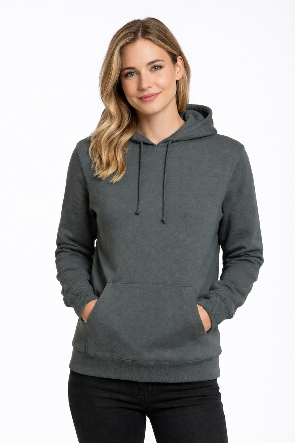 Unisex Hemp-Mix Pullover mit Kapuze Luca 3/4
