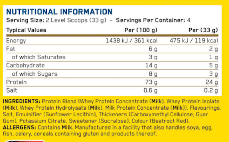Whey concentrée - Critical Whey - Smoothie Chiquita Banane Fraise 3/3