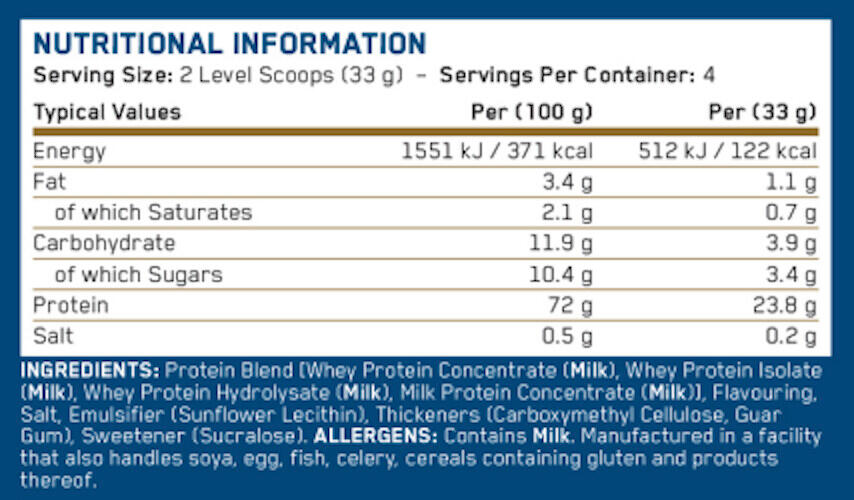 Concentrato di siero di latte - Critical Whey - Gelato alla Vaniglia 3/3