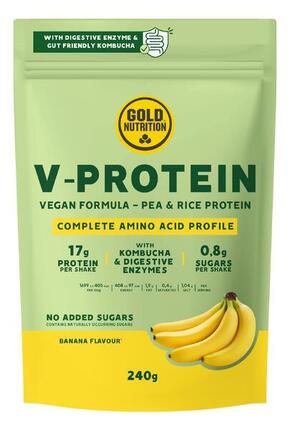 PROTEÍNA VEGETARIANA V-PROTEIN PLÁTANO - 240 G