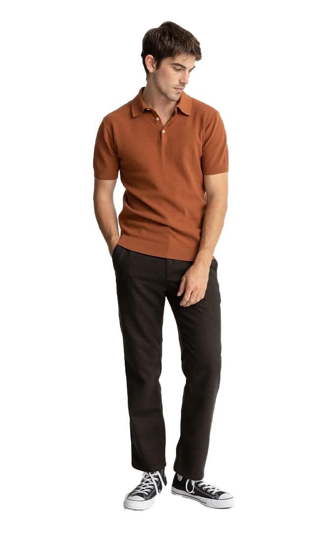 Polo de Hombre de Punto Texturizado - L/S 5/5