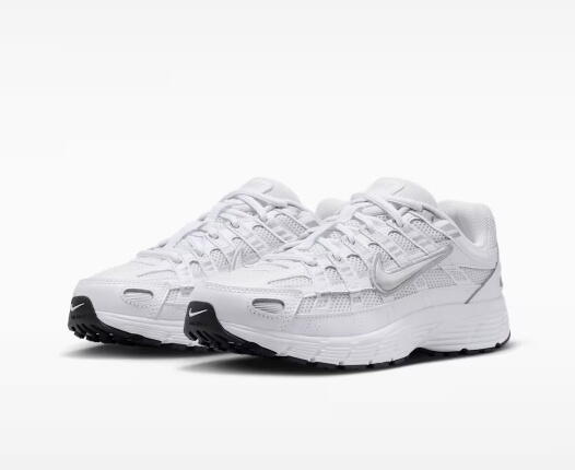 Nike P-6000 Platinum Tint White Silver (GS) 3/4