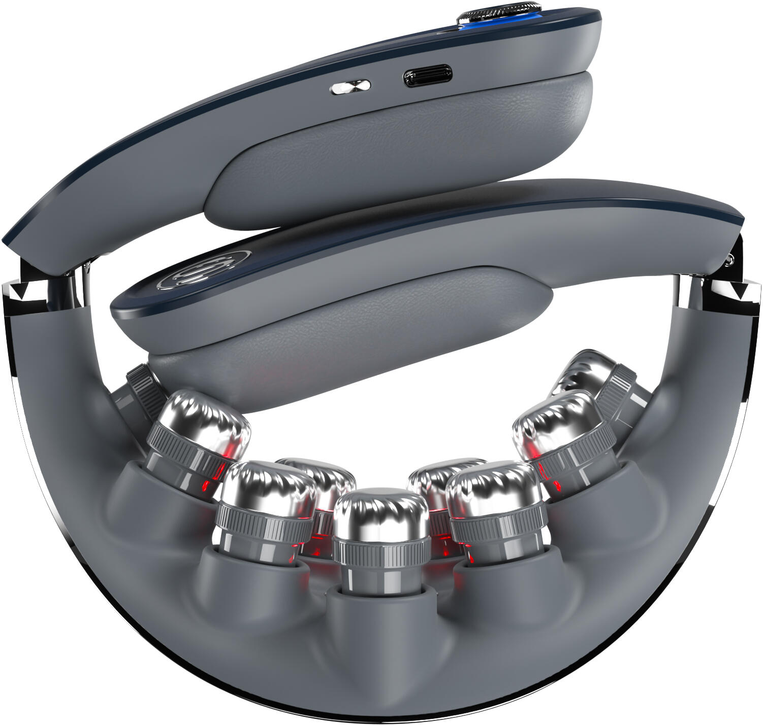 SKG Masajeador de cuello G7 Pro-Fold azul  Recuperación cervical vidas activas 4/7