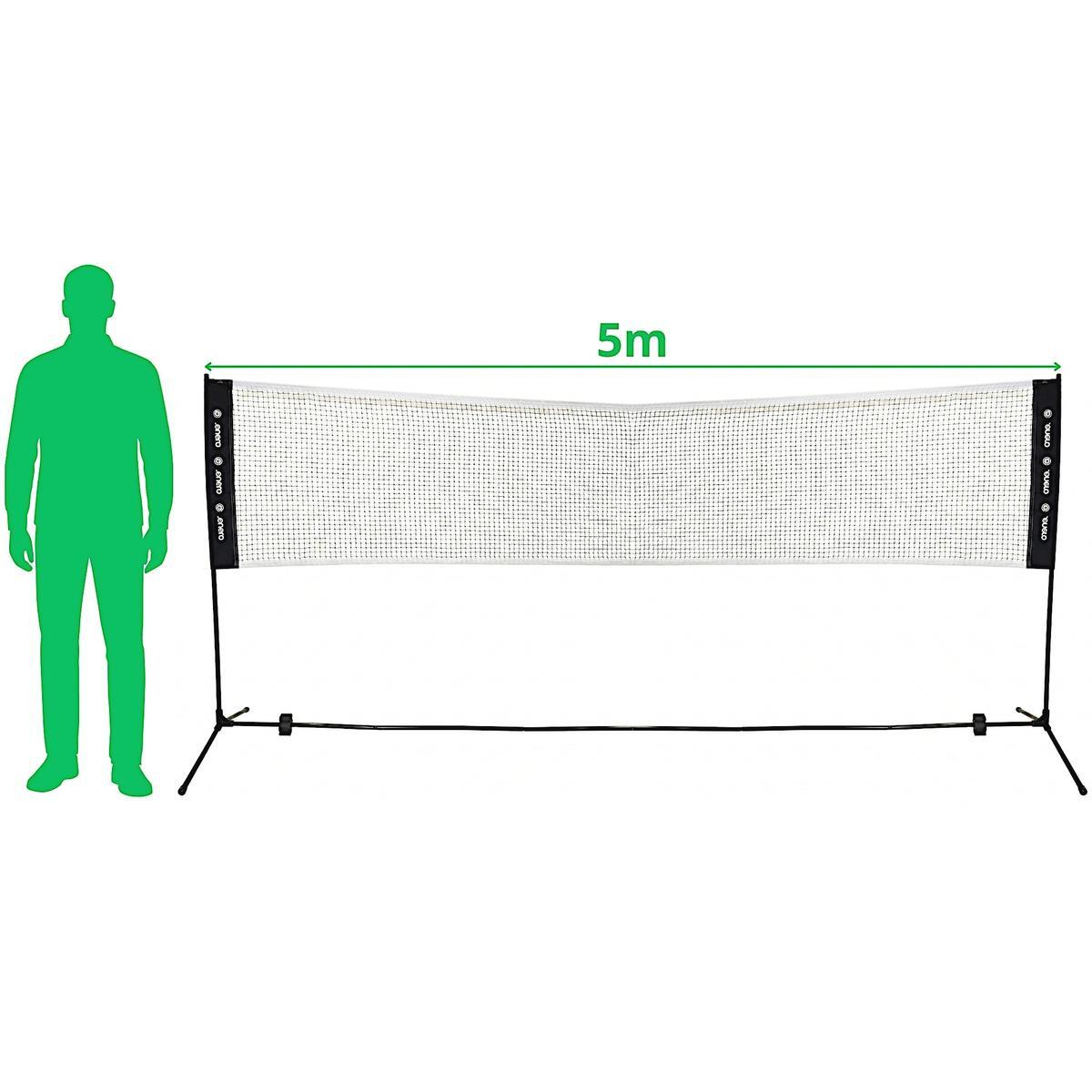 Siatka i stelaż do gry w badmintona Enero 5X1.55M z pokrowcem 6/7