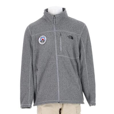 Tweedehands - heren tnf grijs fleece jack - als nieuw