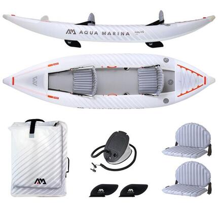 Kayak gonflable 2 places Aqua Marina Halve PU – Ultra-léger & polyvalent