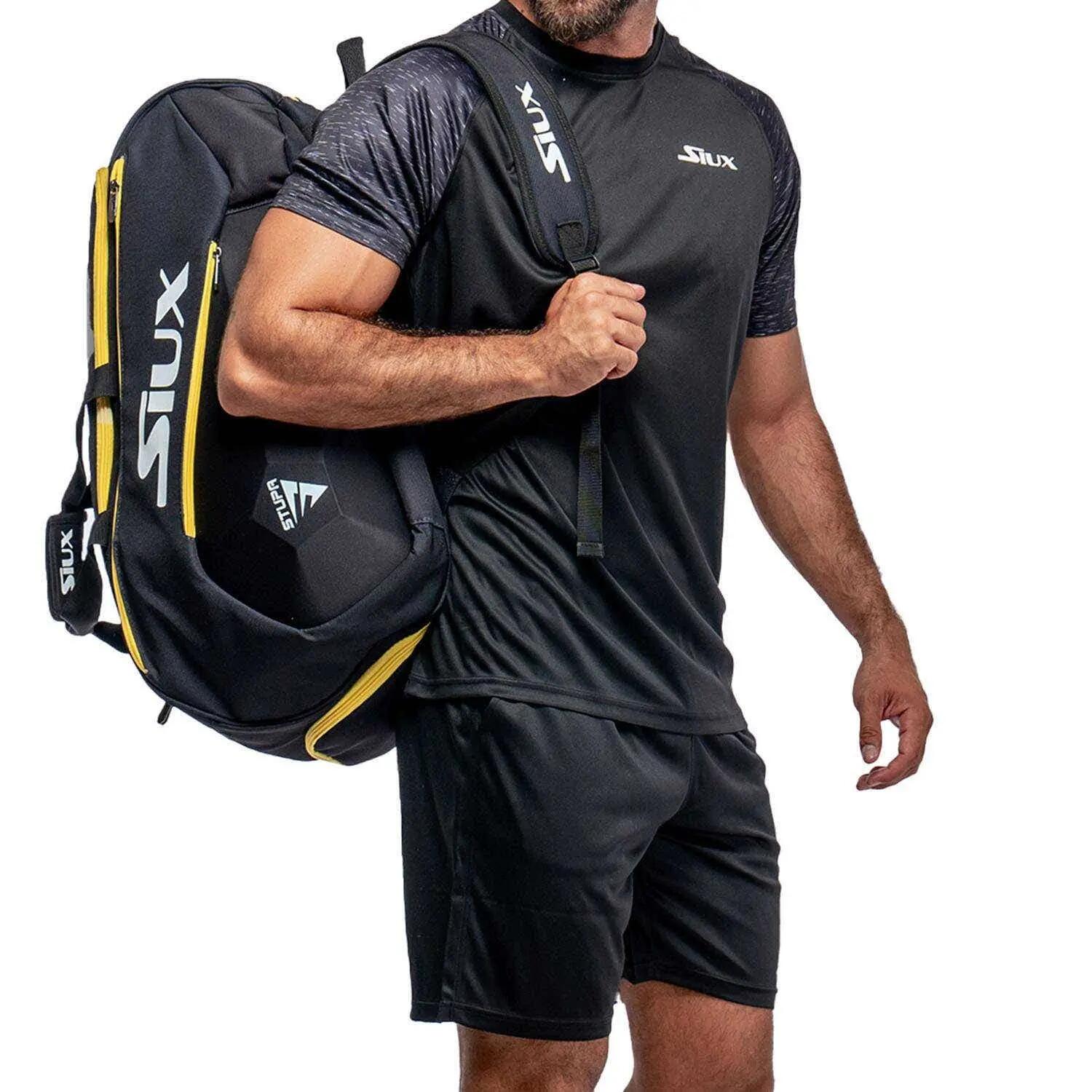 Camiseta Siux Club 25 Hombre Negra 7/7