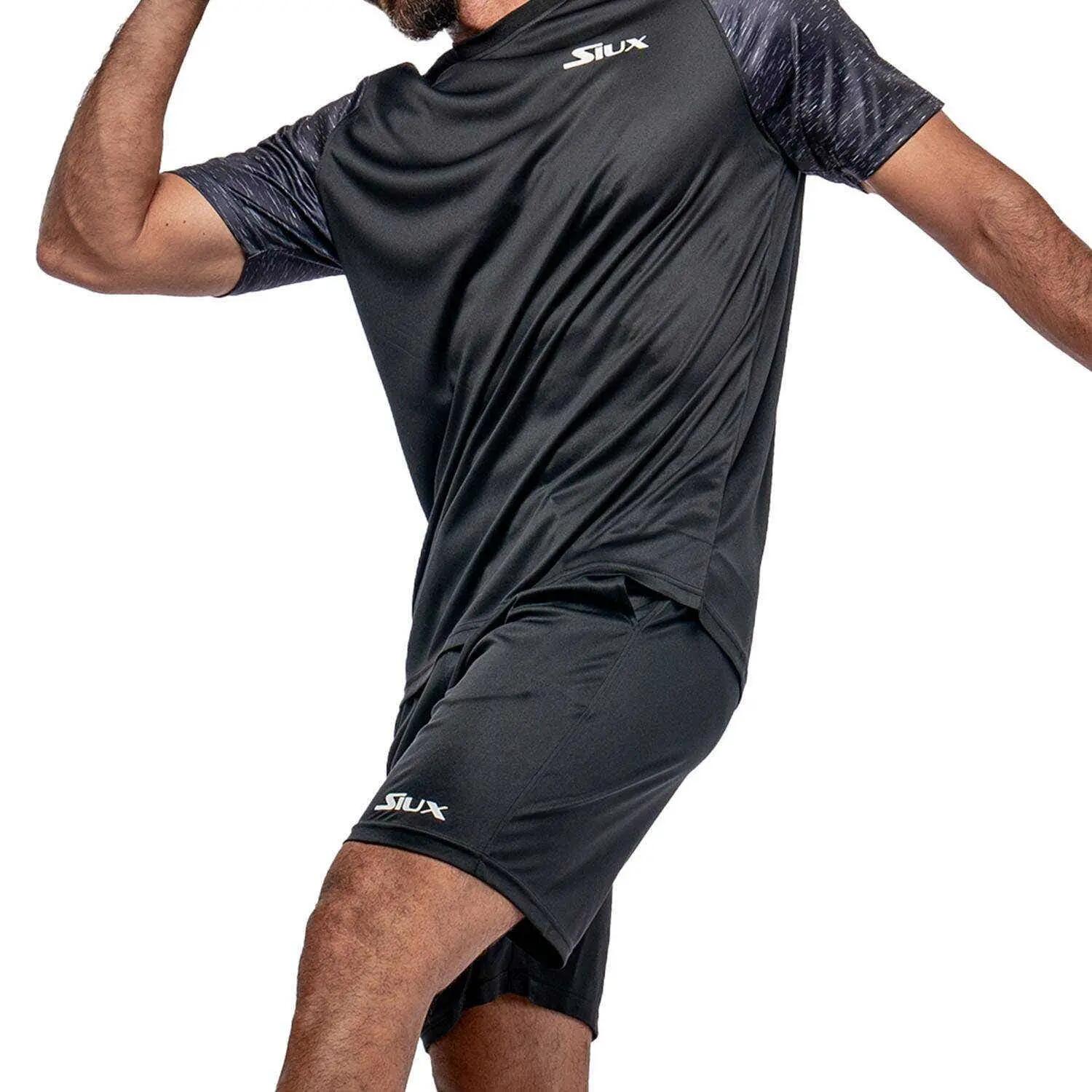 Camiseta Siux Club 25 Hombre Negra 6/7